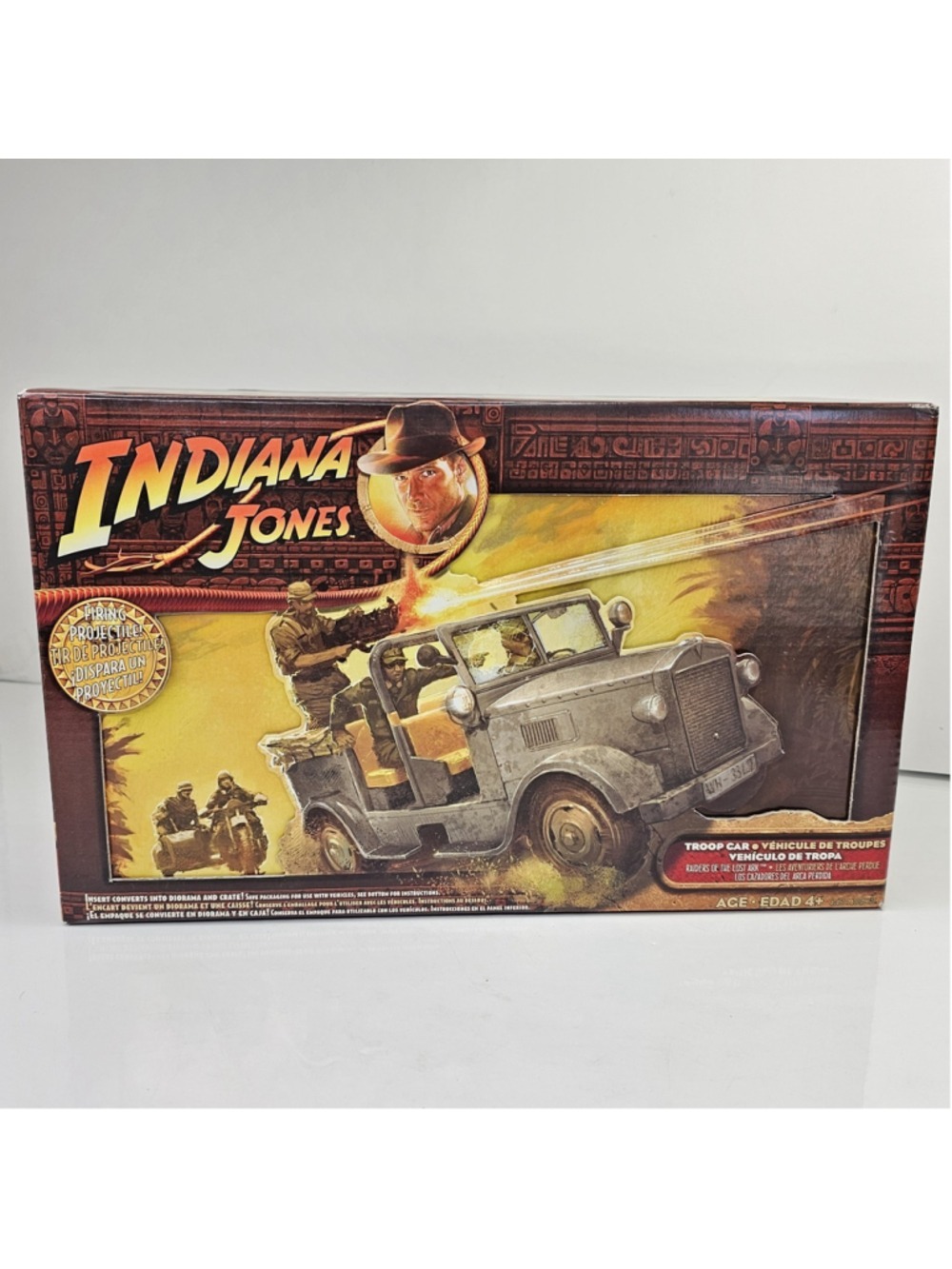 SEALED 2008 Indiana Jones Raiders of the Lost Ark German Troop Car NEW